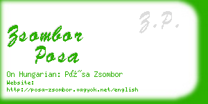 zsombor posa business card